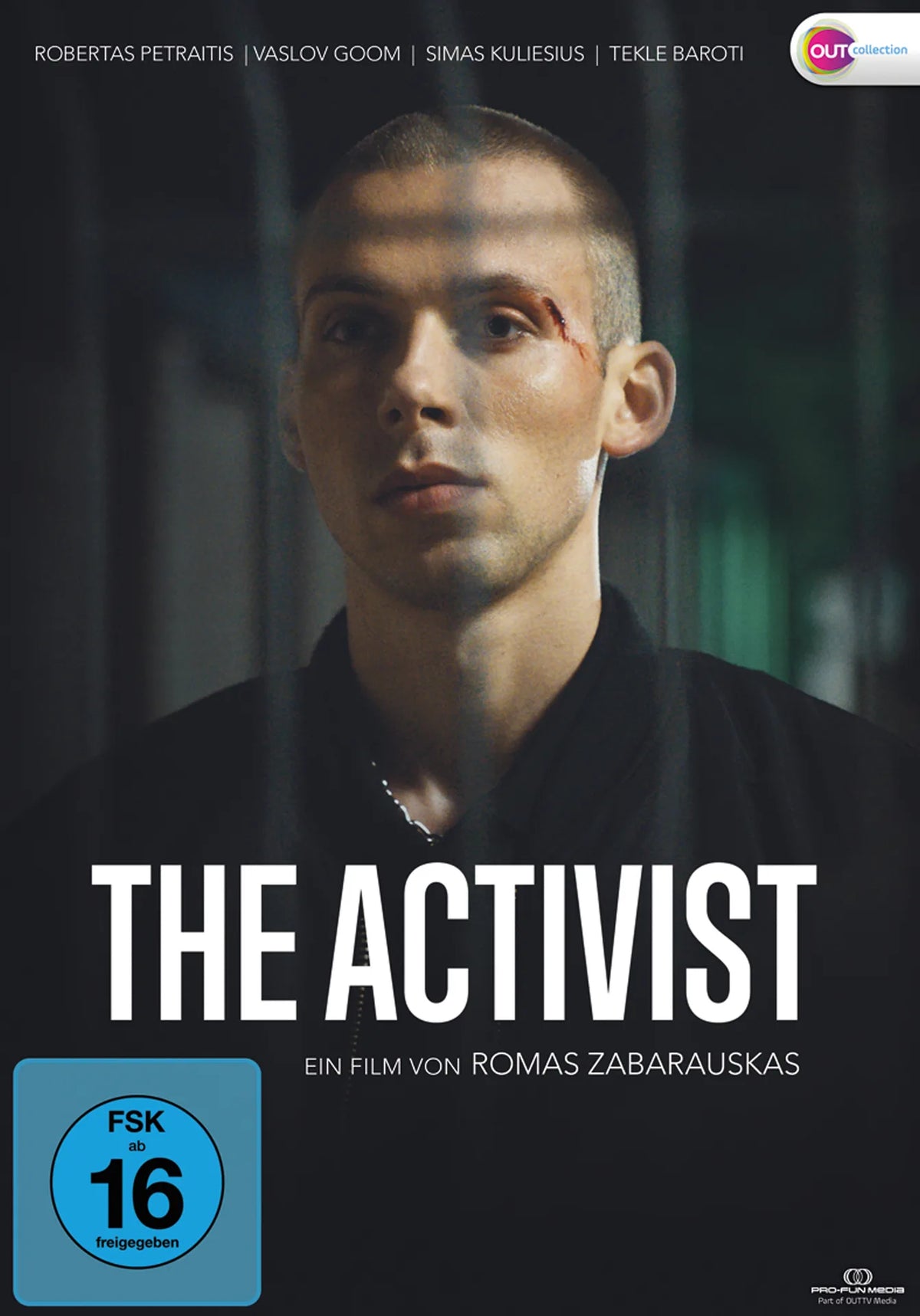 DVD-Cover: The Activist - OmU. Regie: Romas Zabarauskas