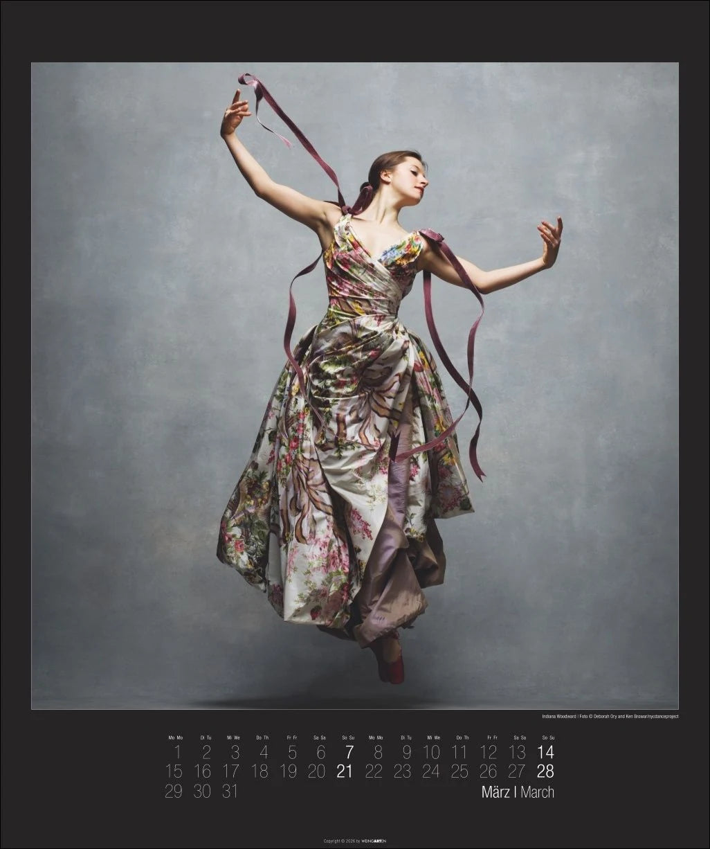 The Art of Movement Kalender 2027 – Ansicht