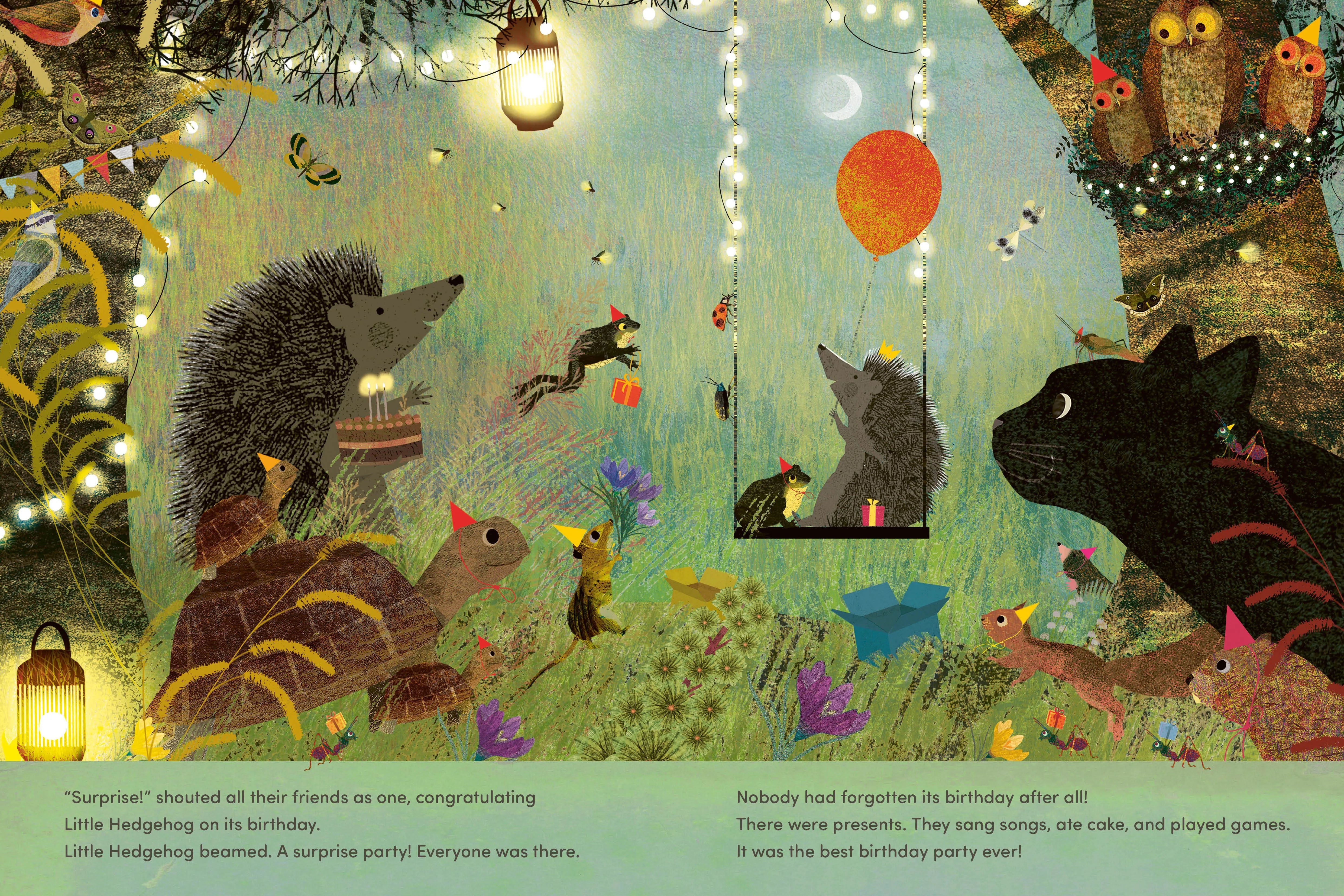 Detailansicht: The Birthday: A Big Hedgehog and Little Hedgehog Adventure (Hardcover)