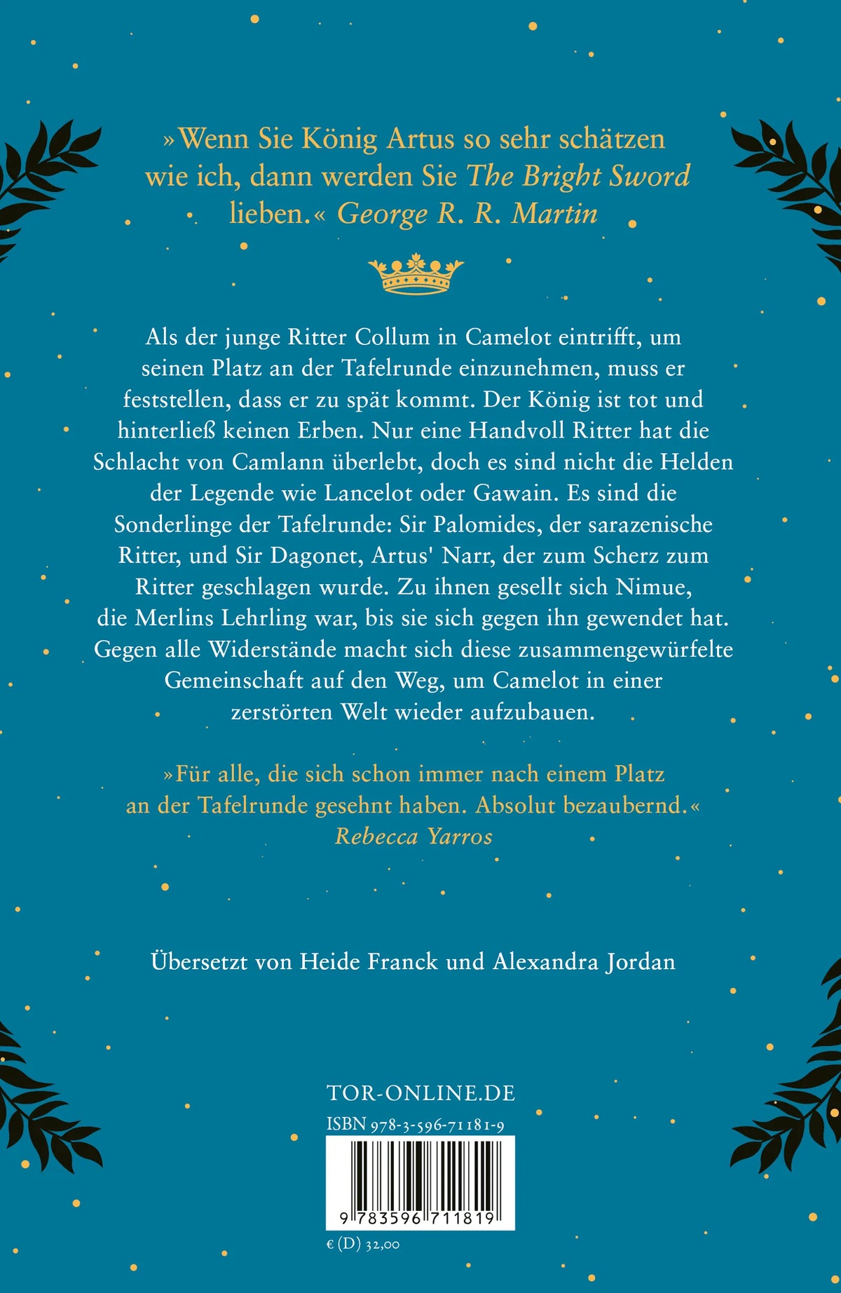 Rückseite: The Bright Sword (Hardcover)