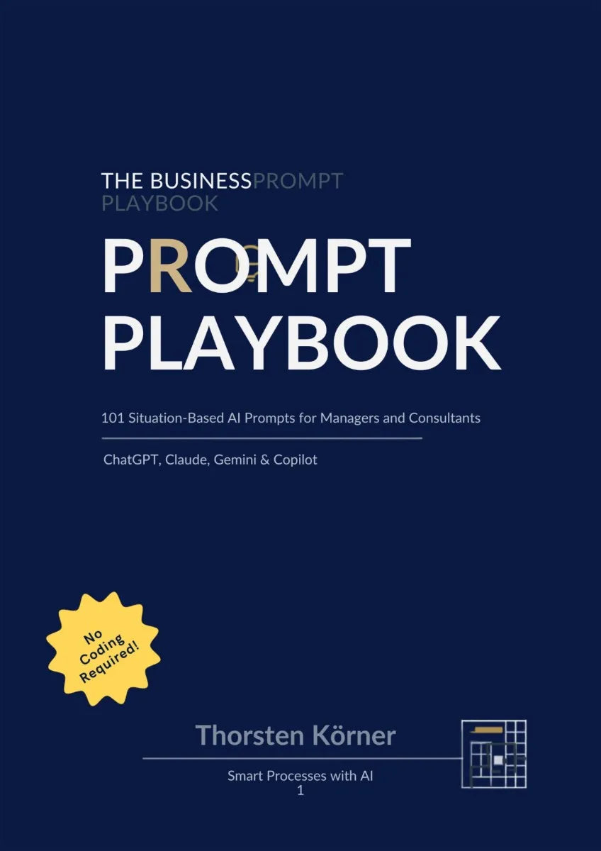 Cover: The Business Prompt Playbook (E-Book) von Thorsten Körner
