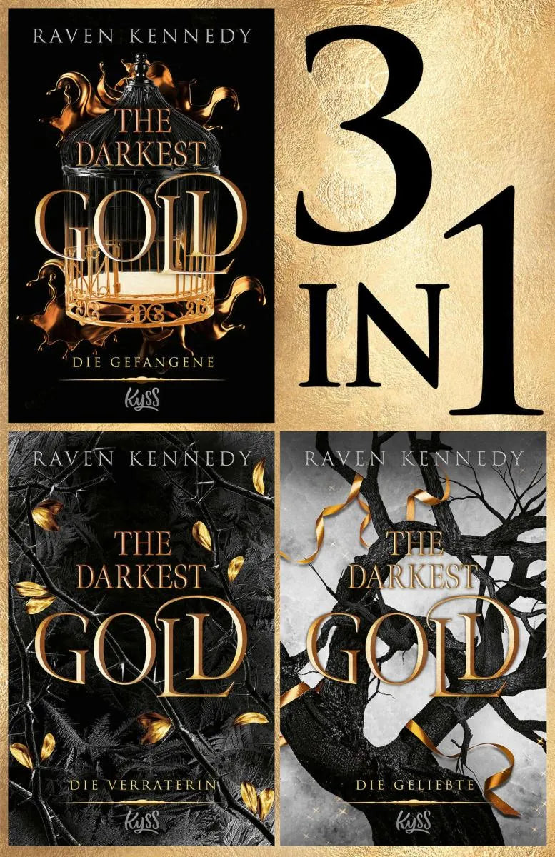 Cover: The Darkest Gold: 3in1 Bundle (E-Book) von Raven Kennedy