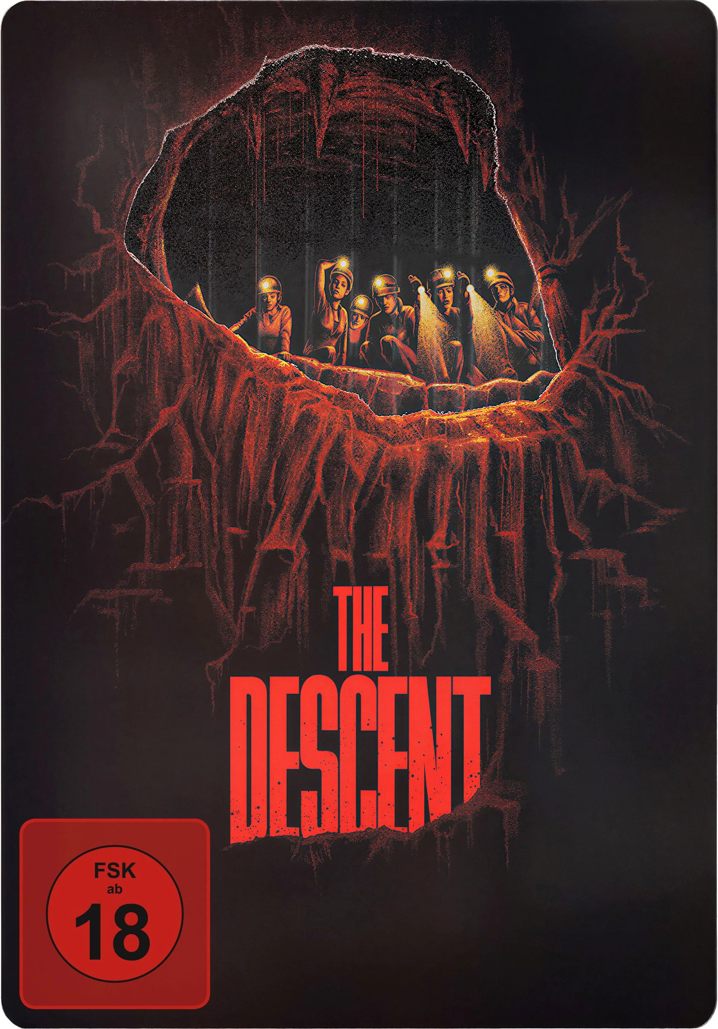 4K UHD Blu-ray-Cover: The Descent. Regie: Neil Marshall