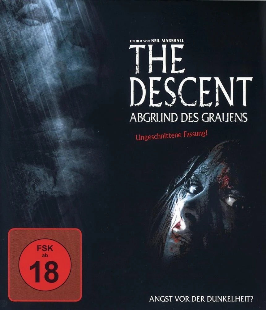 The Descent – Abgrund des Grauens – Blu-ray, Vorderseite der deutschen Ausgabe