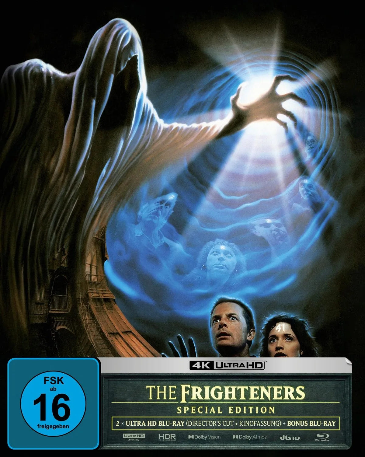 4K UHD Blu-ray-Cover: The Frighteners. Regie: Peter Jackson