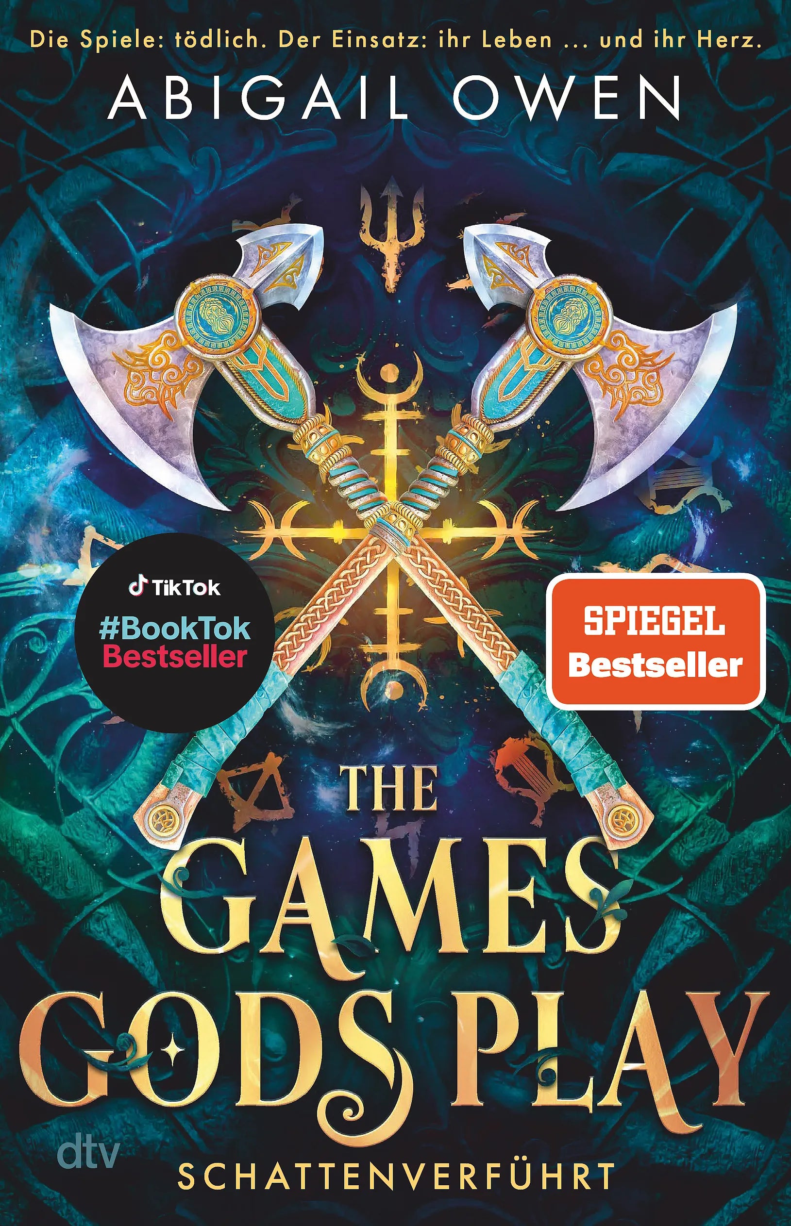 Buchcover von 'The Games Gods Play – Schattenverführt' - Gebundene Ausgabe von Abigail Owen