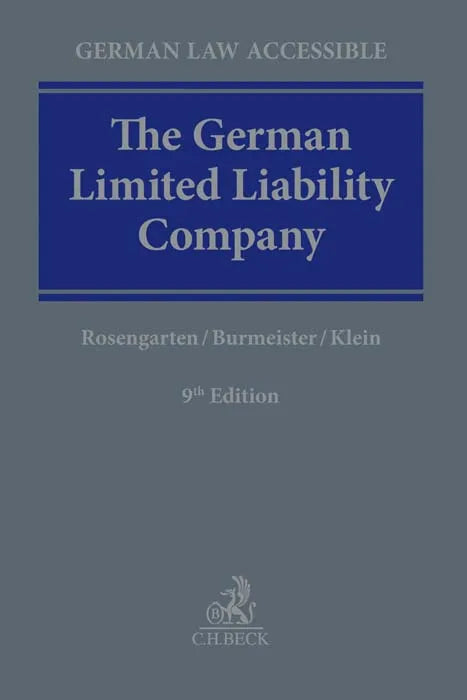 Buchcover von 'The German Limited Liability Company' - Gebundene Ausgabe von Joachim Rosengarten