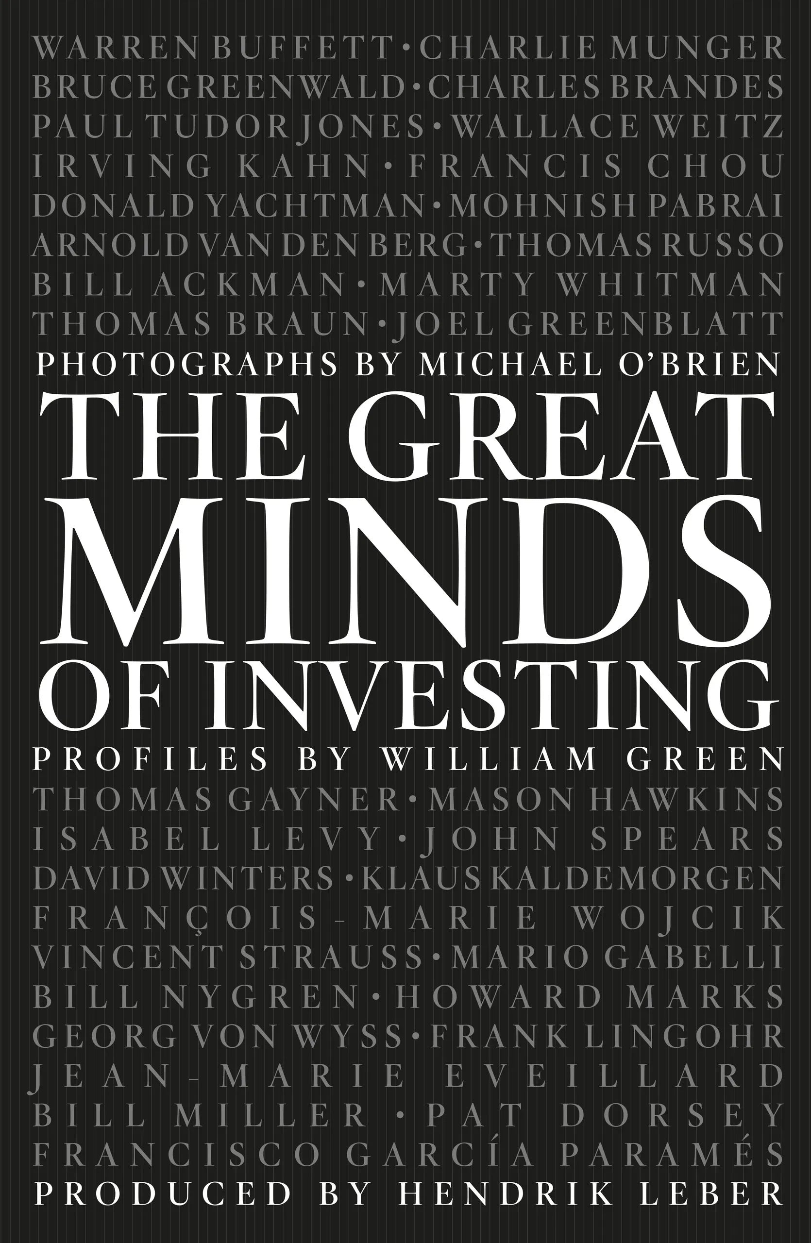 Buchcover von 'The Great Minds of Investing' - Gebundene Ausgabe von William Green