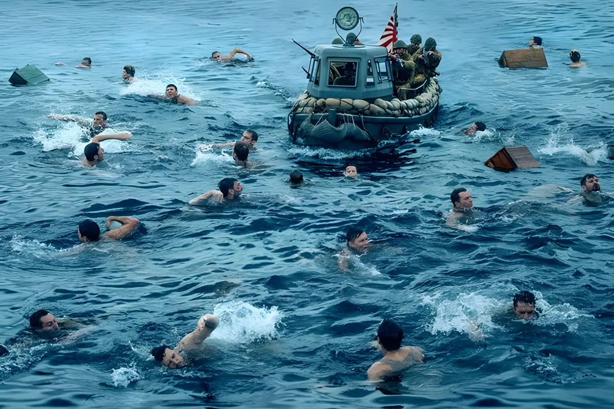 Filmszene 3 aus The Island - Feuer im Pazifik – DVD. Regie: Guan Hu