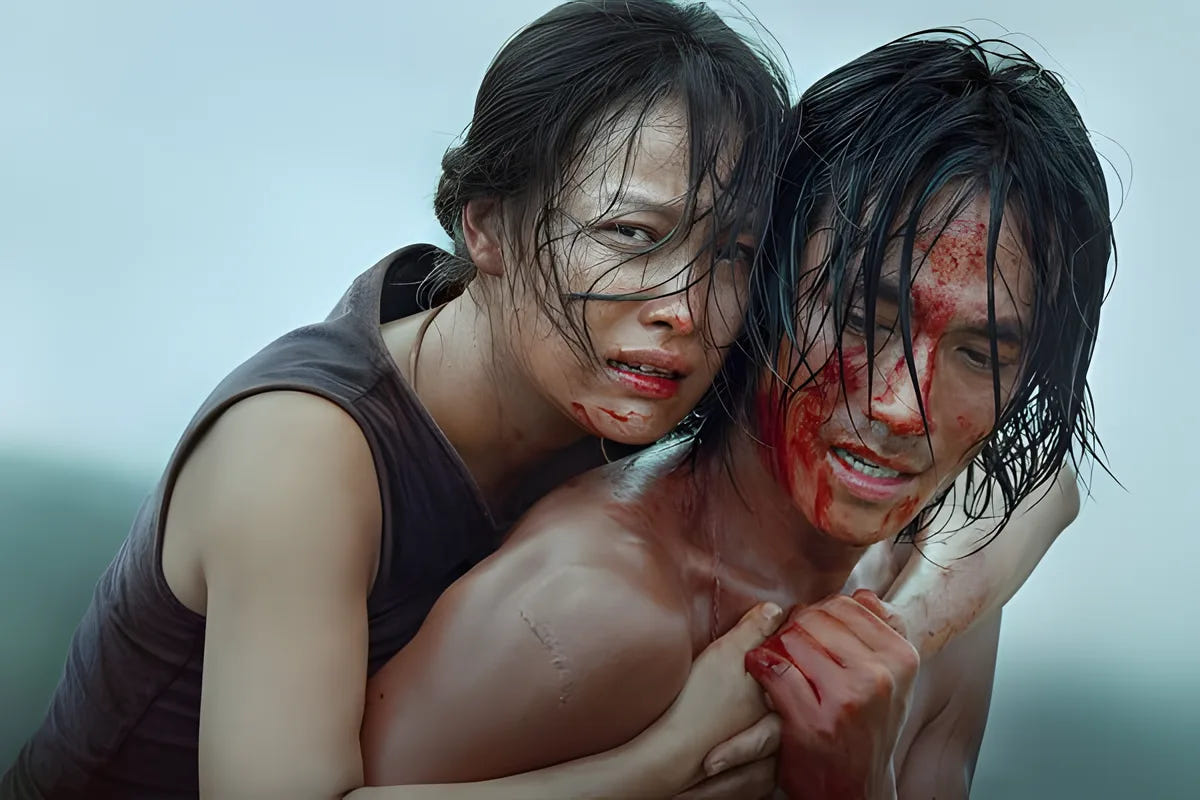 Filmszene 4 aus The Island - Feuer im Pazifik – DVD. Regie: Guan Hu