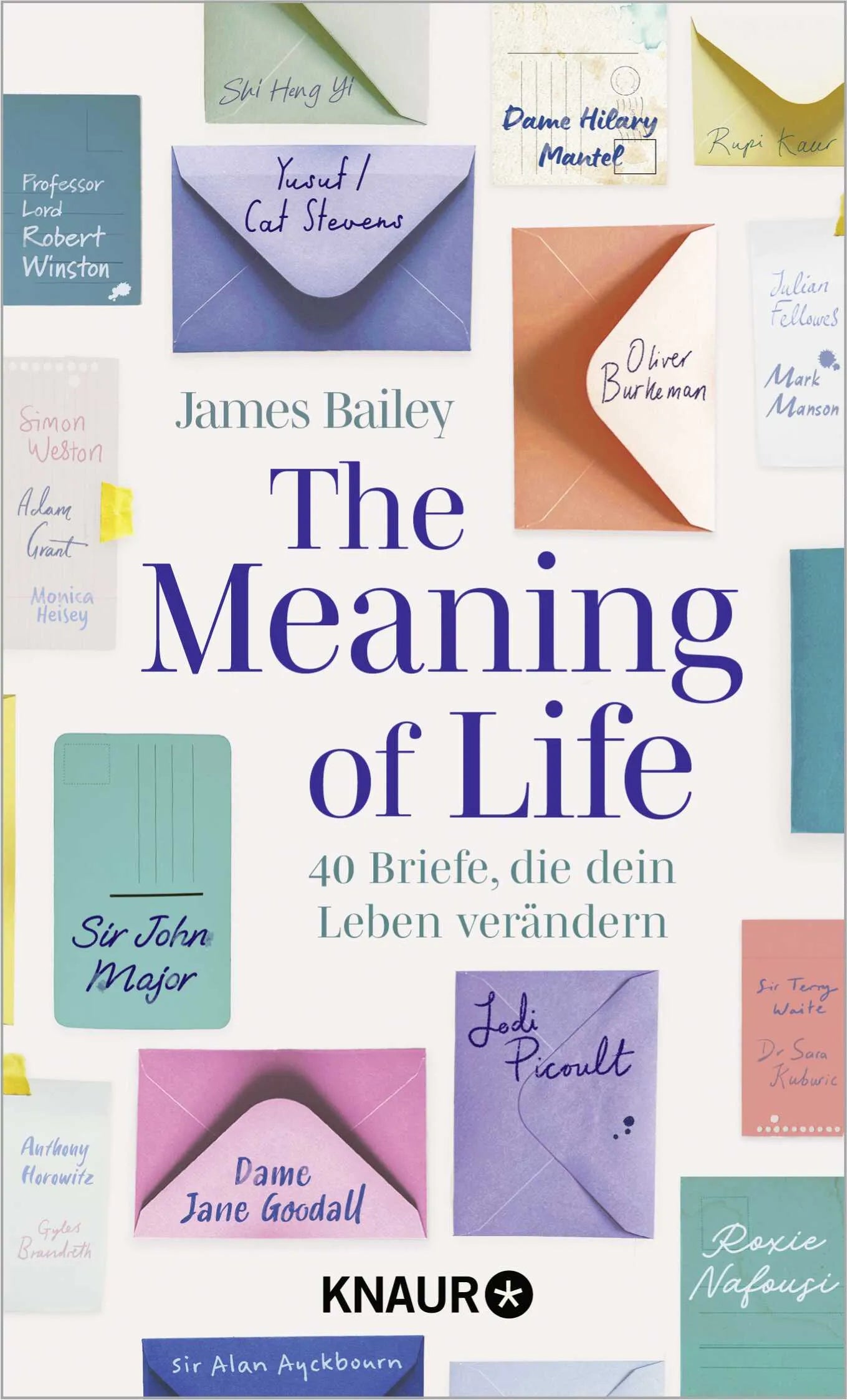 Buchcover von 'The Meaning of Life' - Gebundene Ausgabe von James Bailey