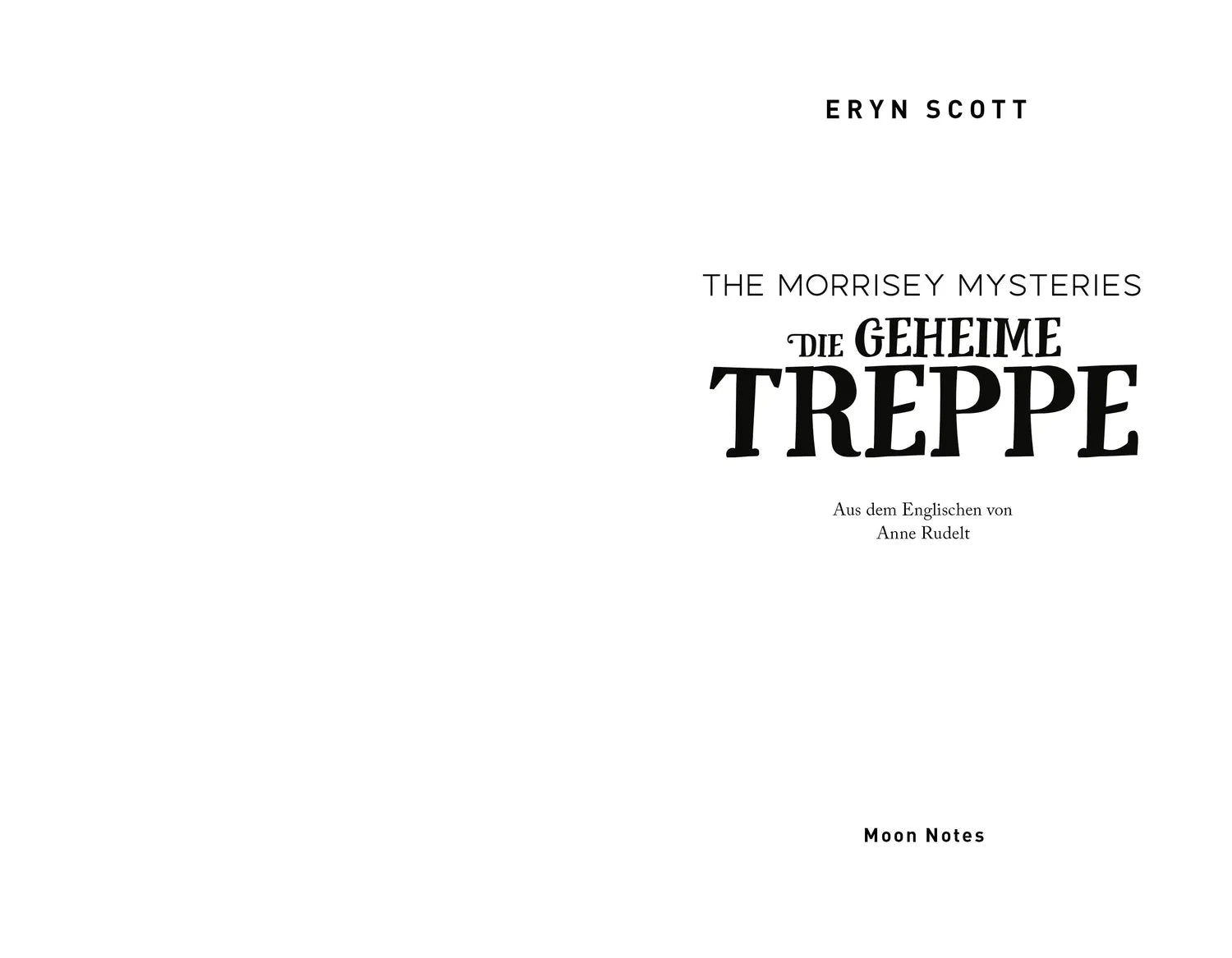 Detailansicht: The Morrisey Mysteries 2. Die geheime Treppe (Taschenbuch)