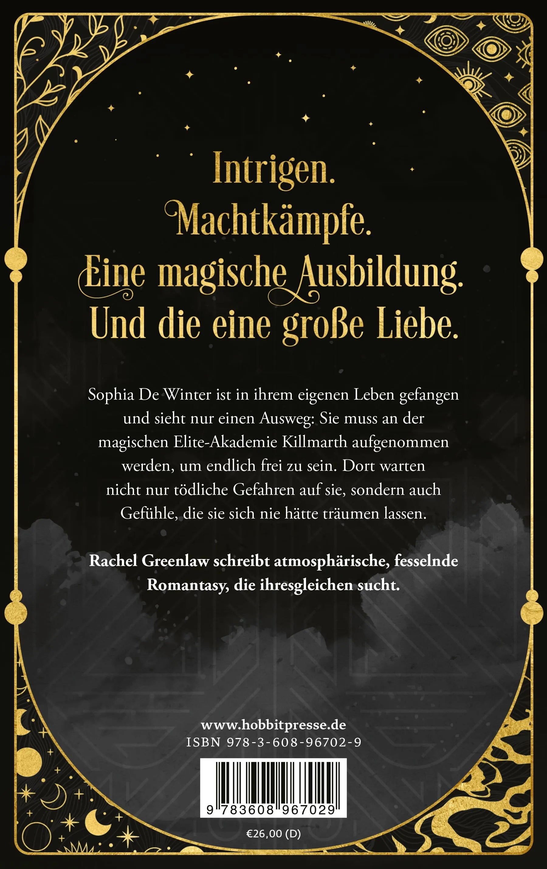 Buchrückseite von 'The Ordeals' mit Klappentext - Gebundene Ausgabe