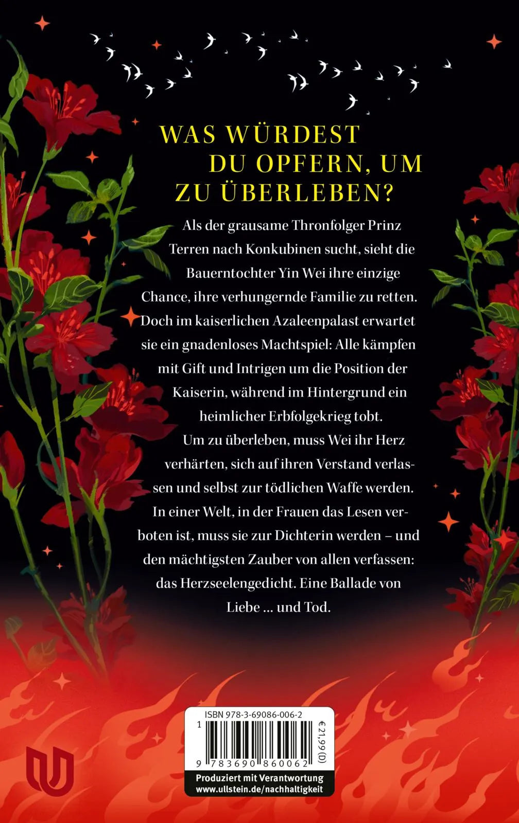 Buchrückseite von 'The Poet Empress' mit Klappentext - Gebundene Ausgabe