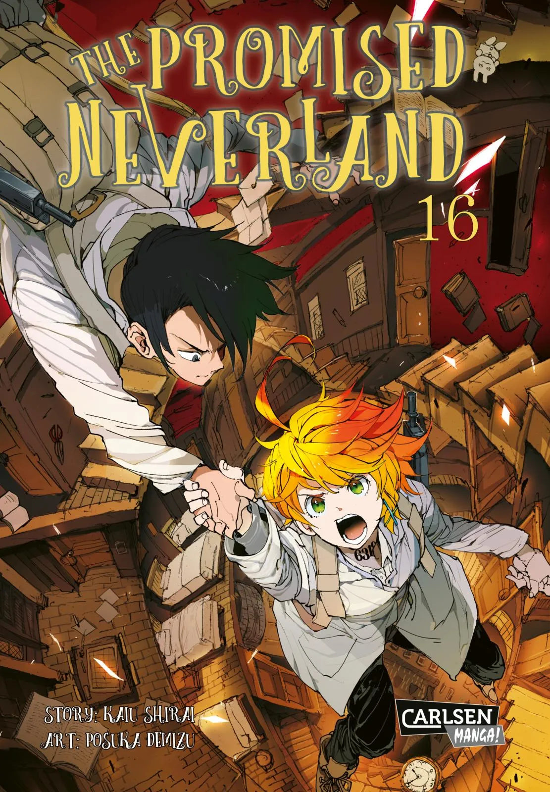 Buchcover von 'The Promised Neverland 16' - Taschenbuch von Kaiu Shirai