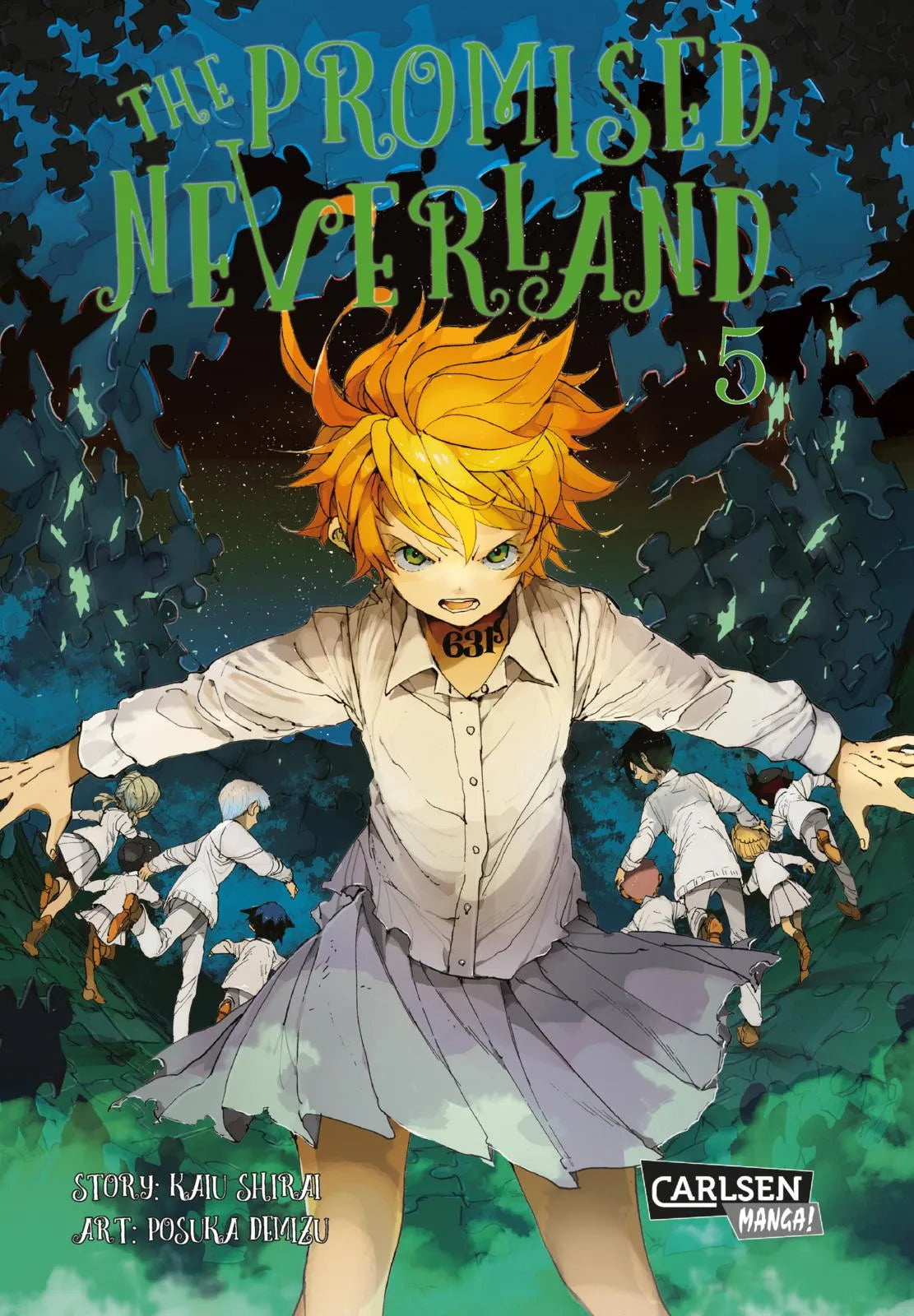 Buchcover von 'The Promised Neverland 5' - Taschenbuch von Kaiu Shirai