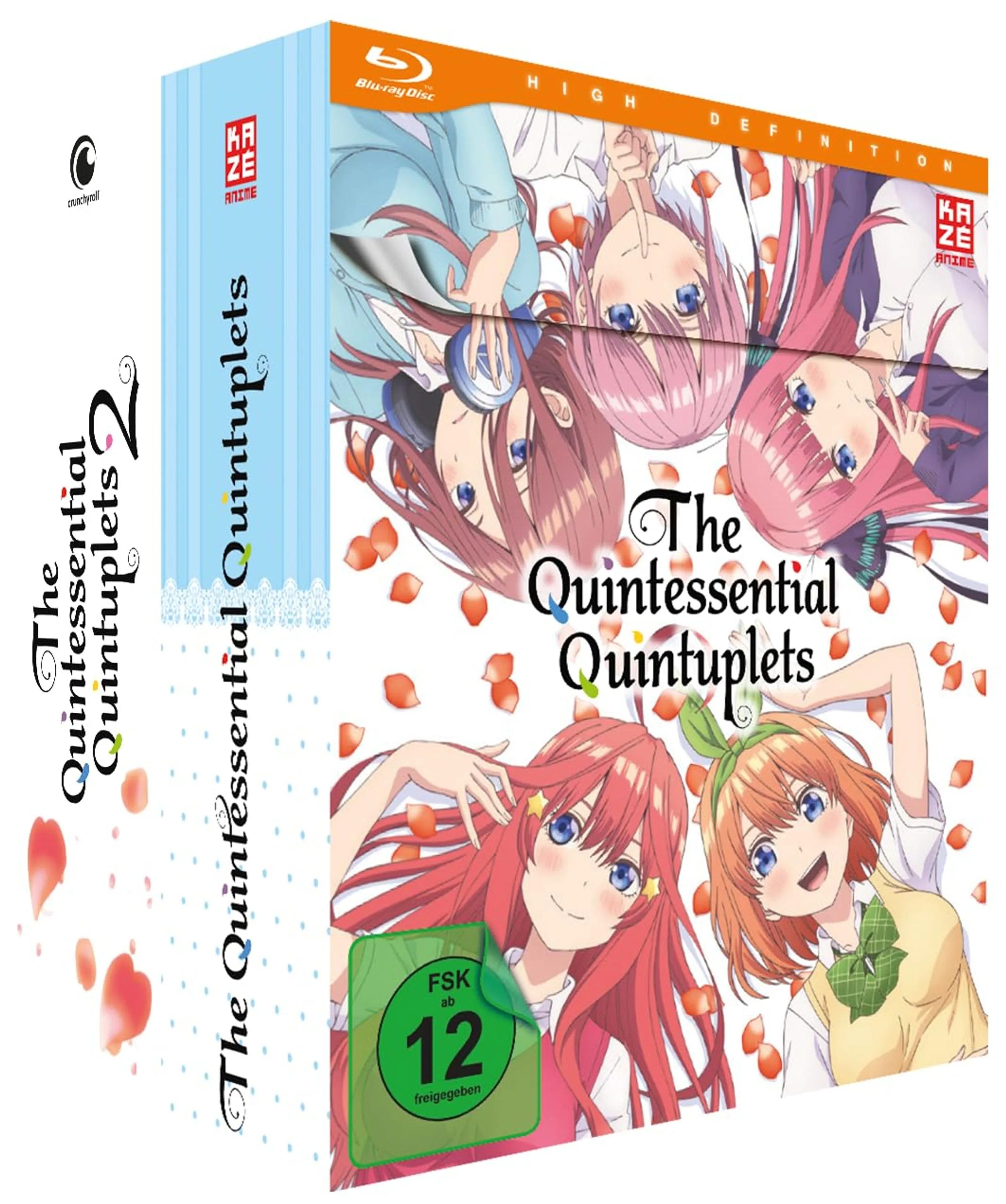 Blu-ray-Cover: The Quintessential Quintuplets - Staffel 1&2 - G. Regie: Satoshi Kuwabara