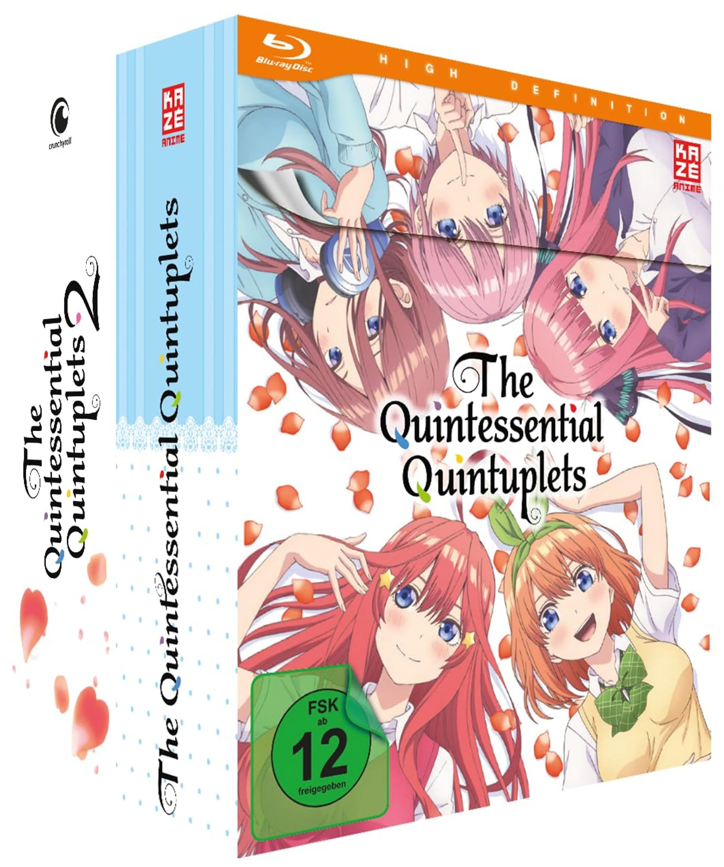 Blu-ray-Cover: The Quintessential Quintuplets - Staffel 1&2 - G. Regie: Satoshi Kuwabara