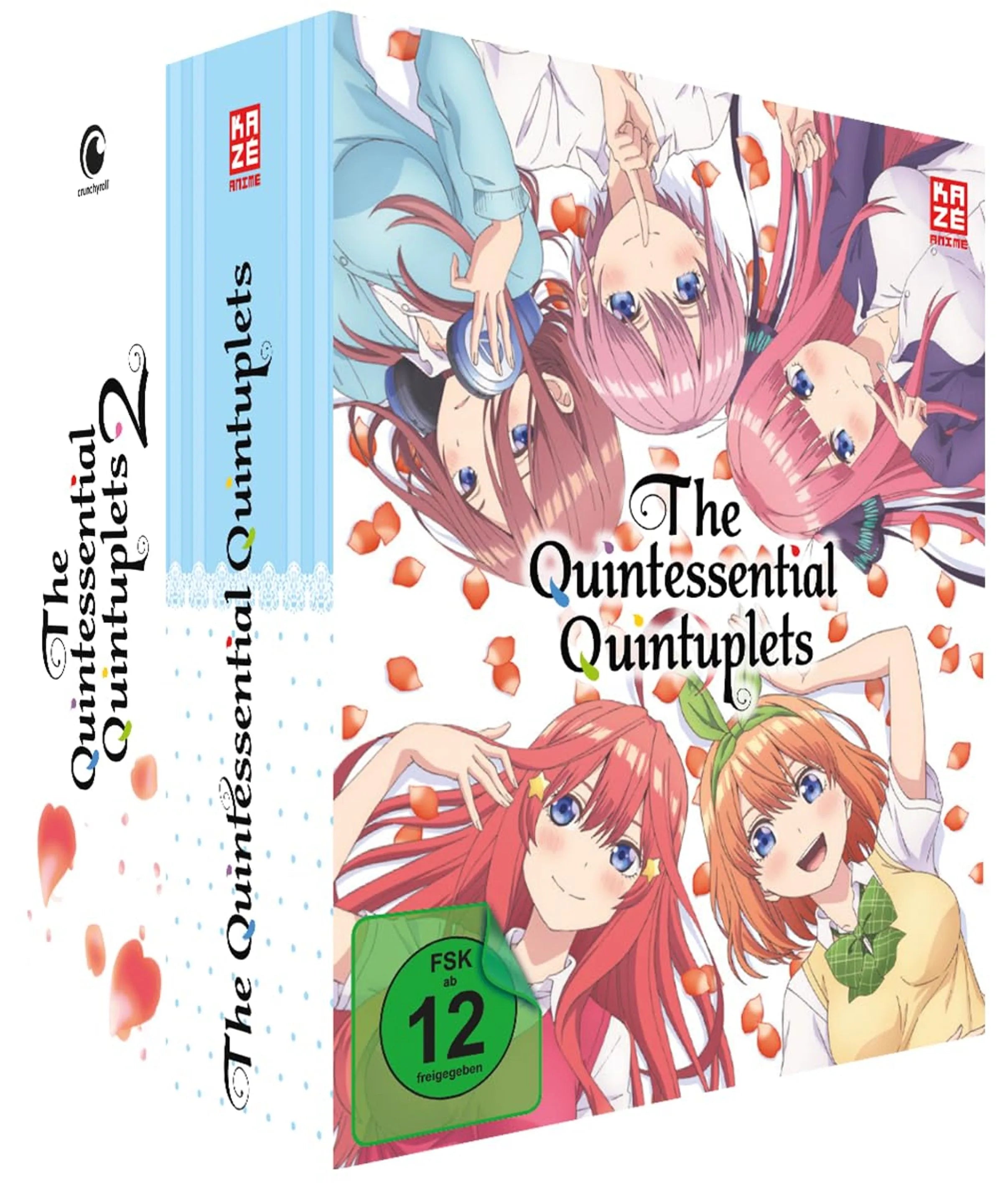 DVD-Cover: The Quintessential Quintuplets - Staffel 1&2 - G. Regie: Satoshi Kuwabara