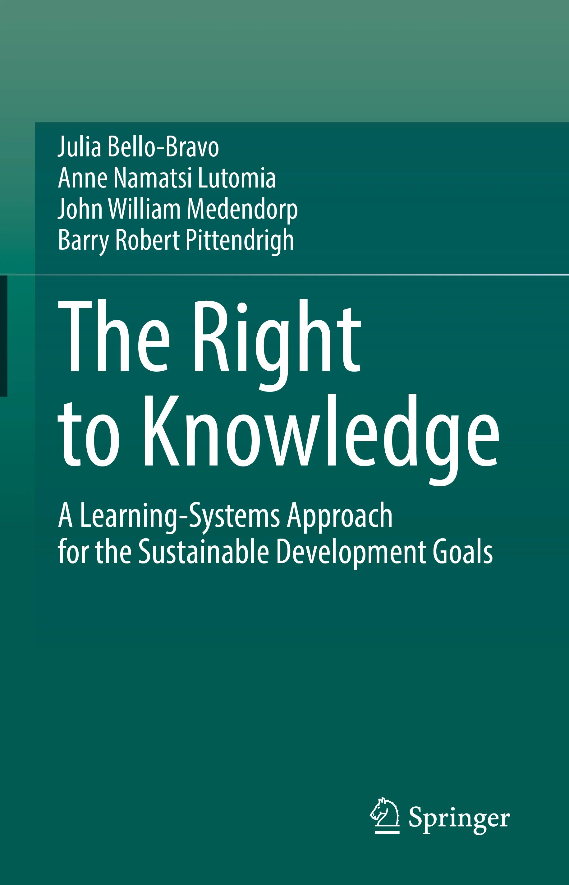 Cover: The Right to Knowledge (E-Book) von Julia Bello-Bravo