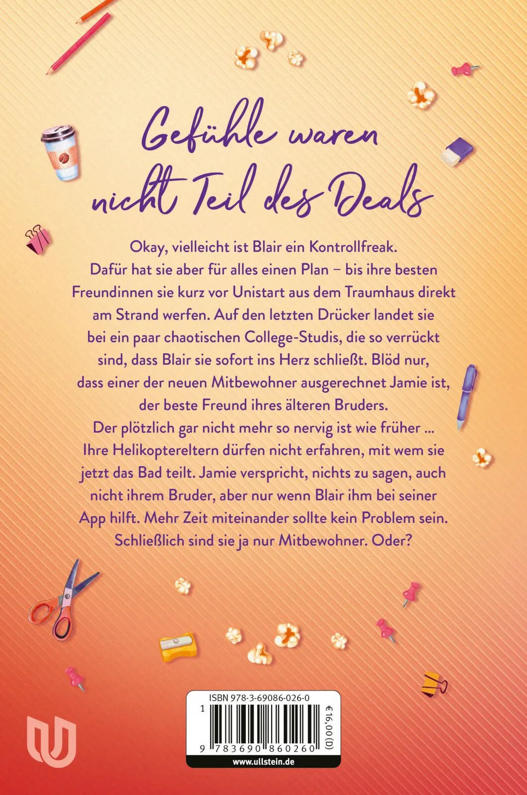 Rückseite: The Roommate Arrangement (Paperback)