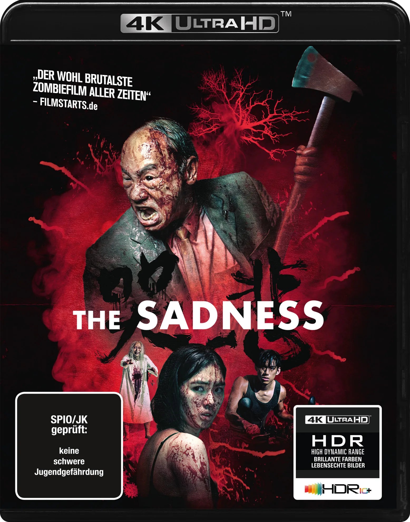 4K UHD Blu-ray-Cover: The Sadness (Uncut). Regie: Rob Jabbaz