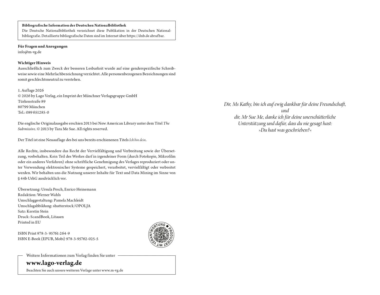 Innenansicht von 'The Weekend Contract' - Paperback
