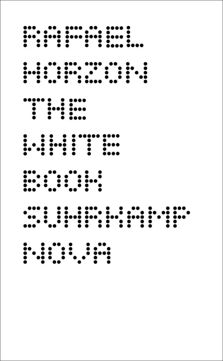 Buchcover von 'The White Book' - Paperback von Rafael Horzon
