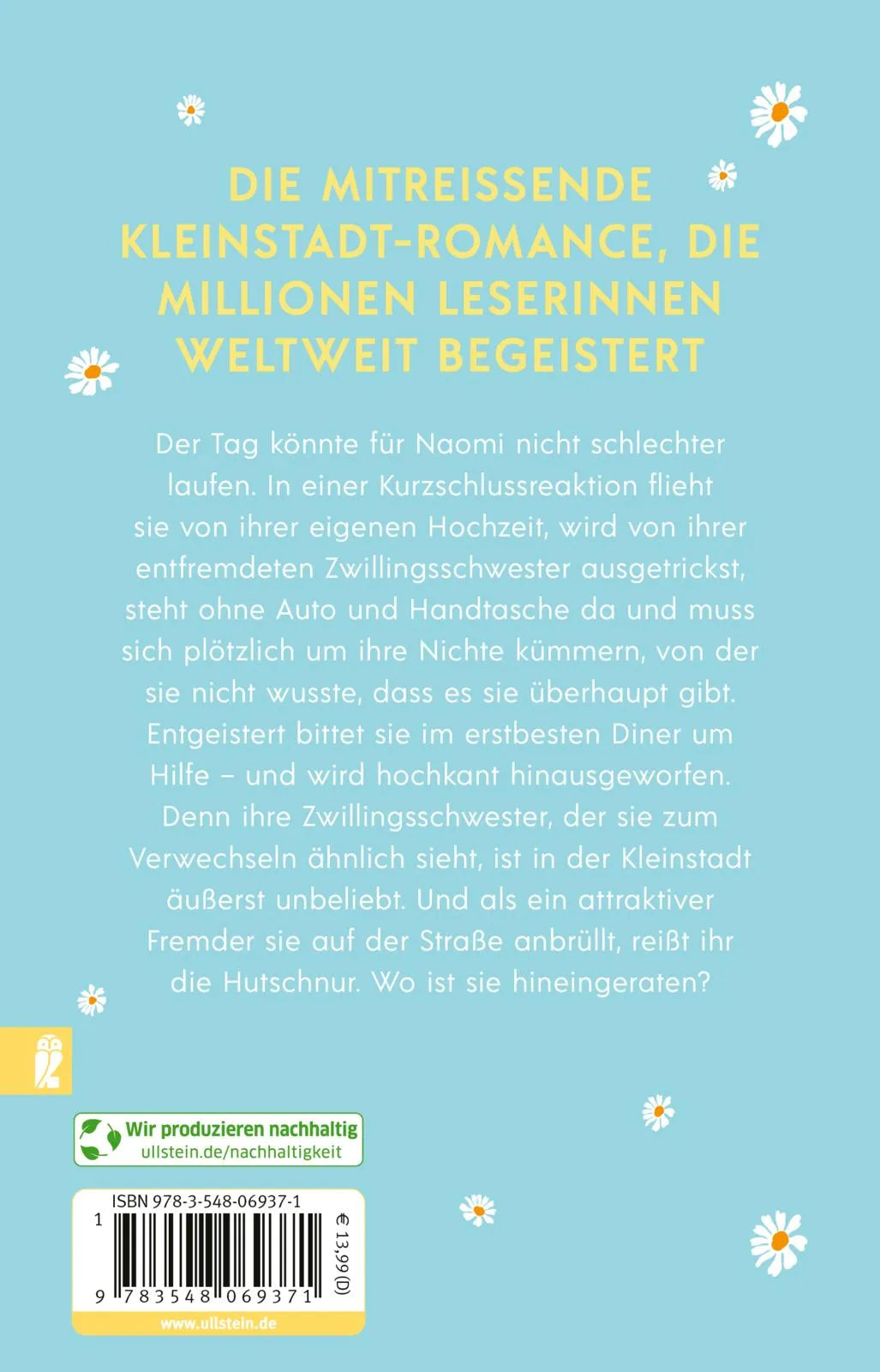 Buchrückseite von 'Things We Never Got Over' mit Klappentext - Taschenbuch