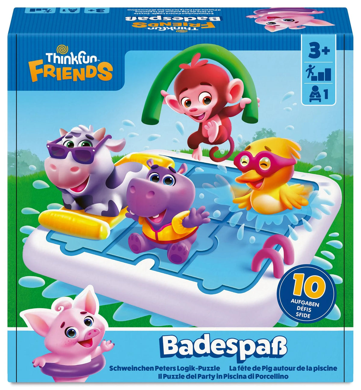 Logikspiel: ThinkFun Friends: Badespaß - Logikspiel ab 3 Jahre