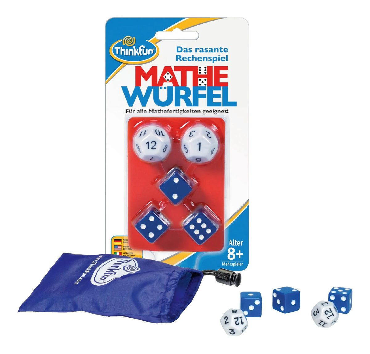 ThinkFun Mathe Würfel - Lernspiel ab 8 Jahre – Ansicht