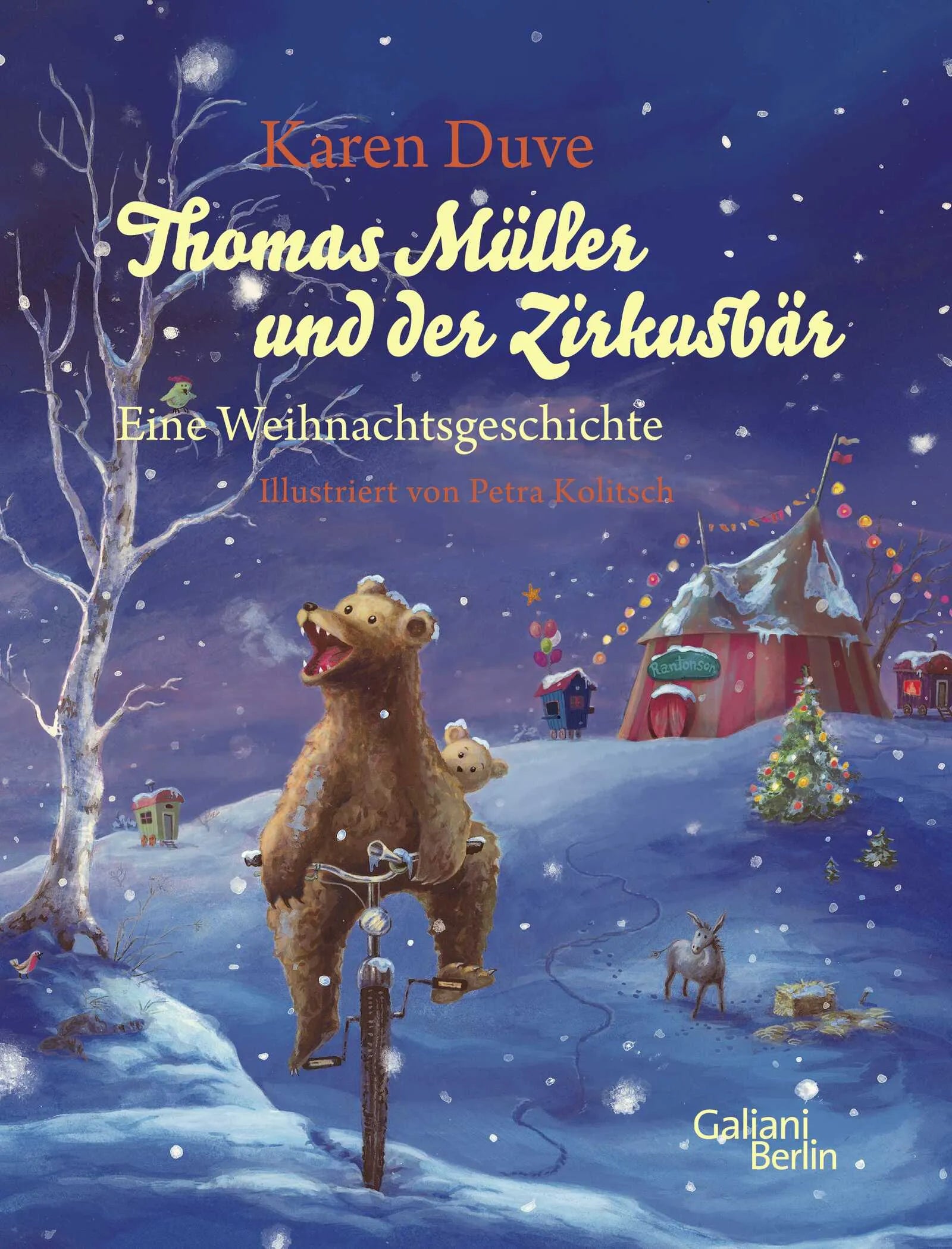 Buchcover von 'Thomas Müller und der Zirkusbär' - Gebundene Ausgabe von Karen Duve