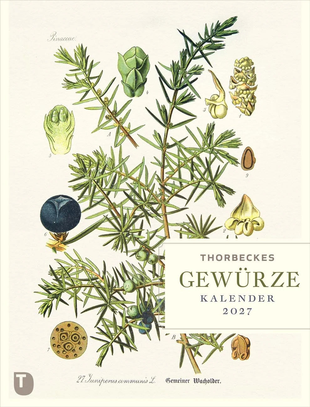Wandkalender: Thorbeckes Gewürze-Kalender 2027