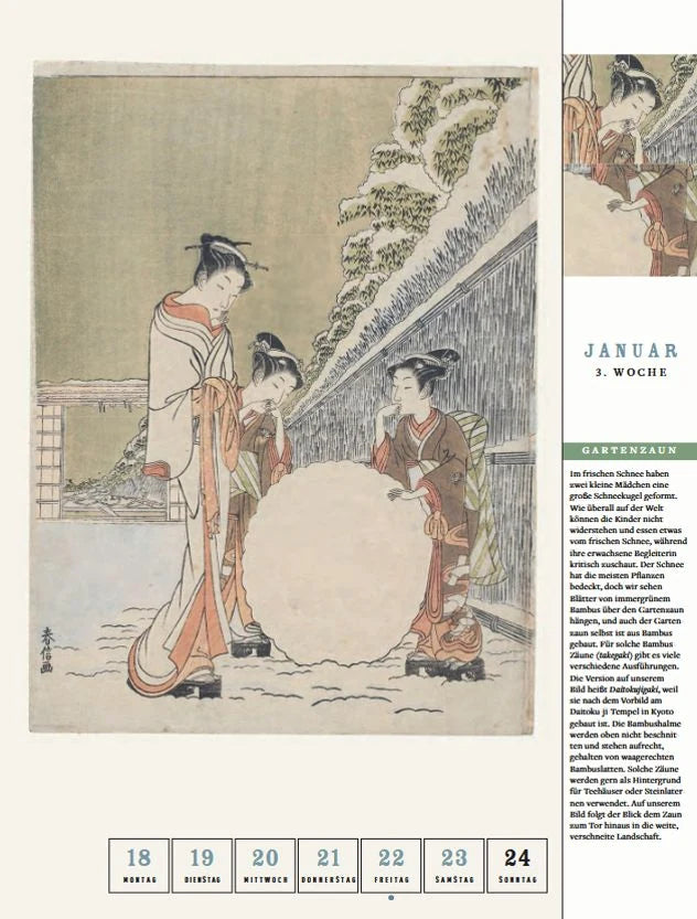 Thorbeckes Japanische-Gärten-Kalender 2027 – Ansicht