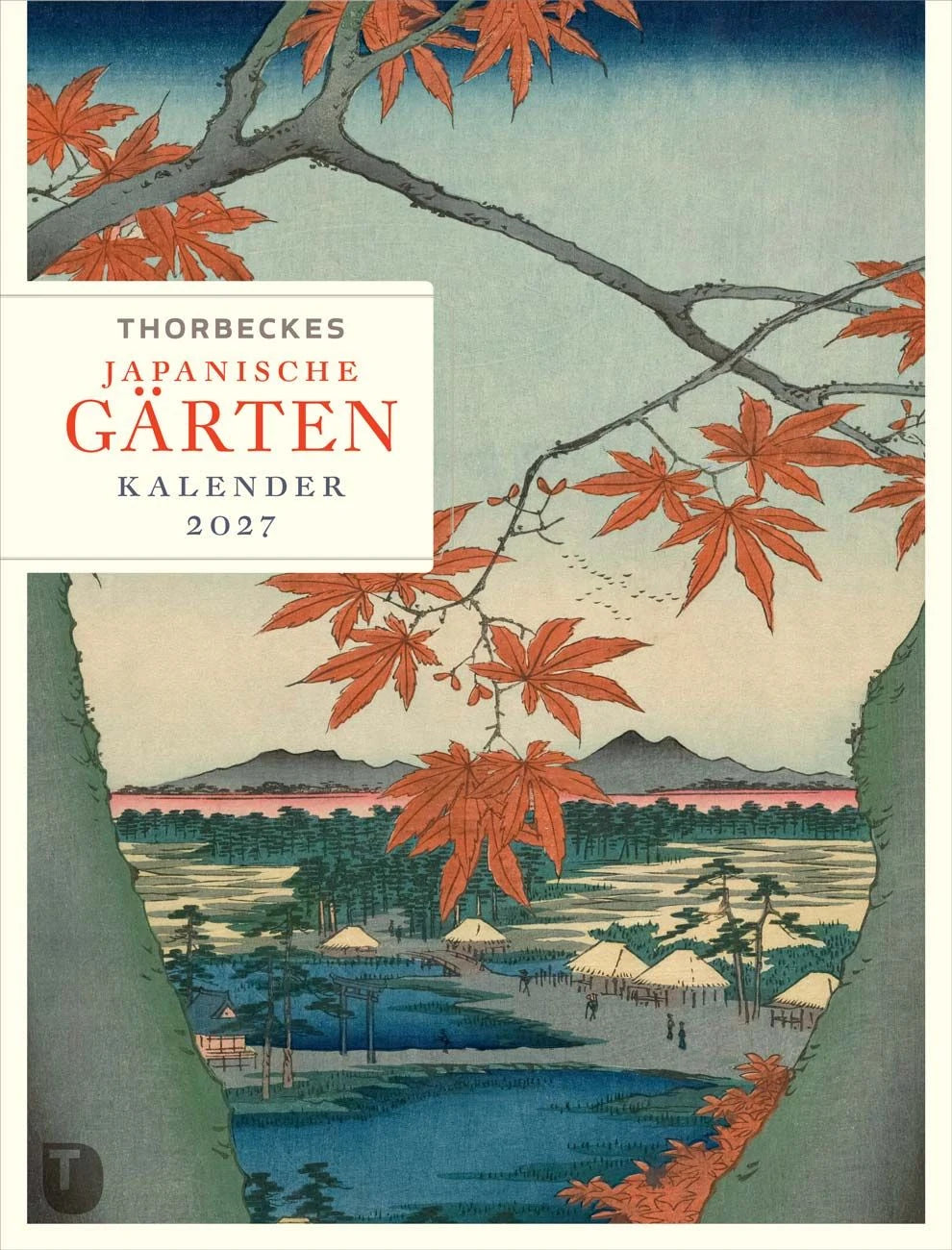 Wandkalender: Thorbeckes Japanische-Gärten-Kalender 2027