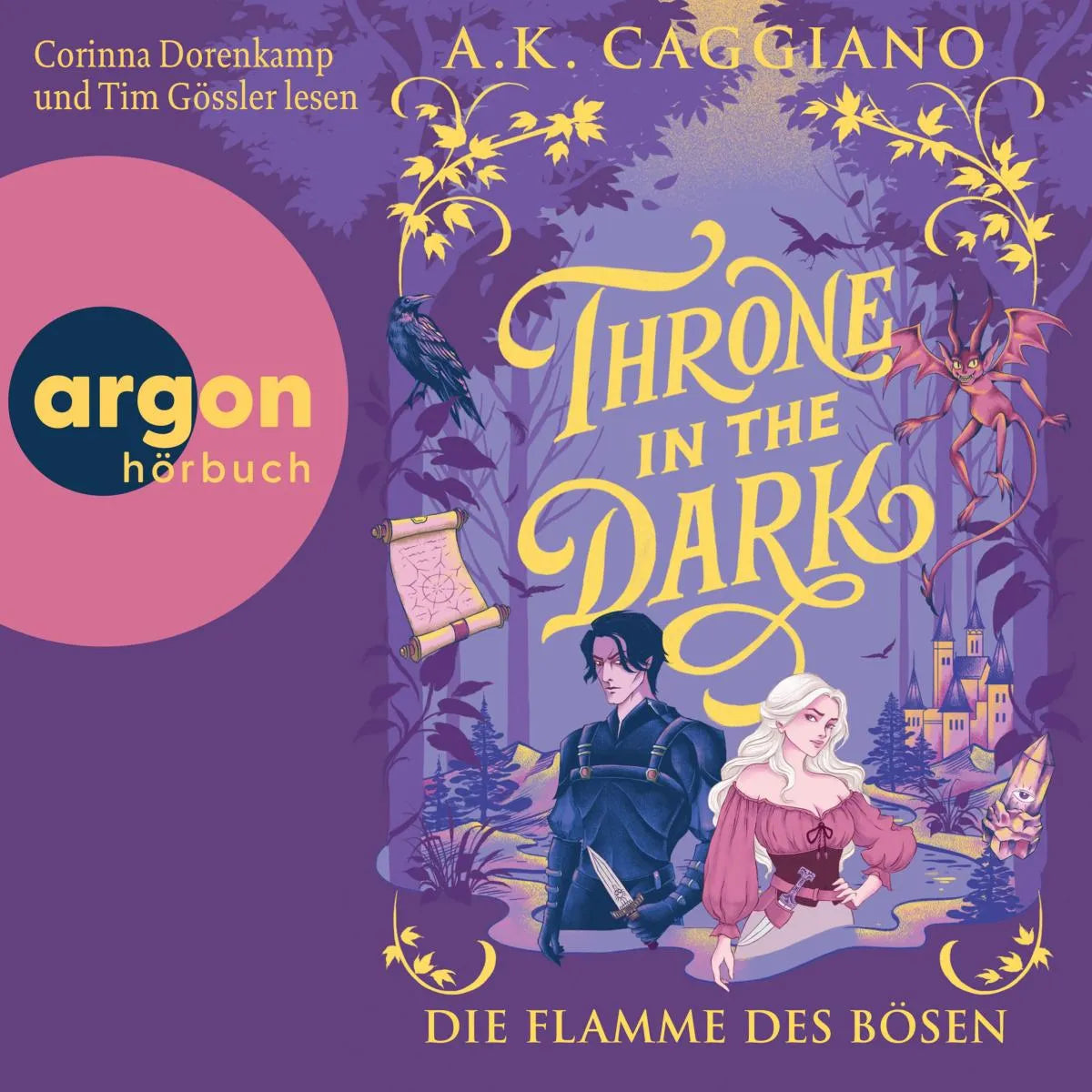 Cover: Throne in the Dark - Die Flamme des Bösen (Hörbuch Download) von A. K. Caggiano