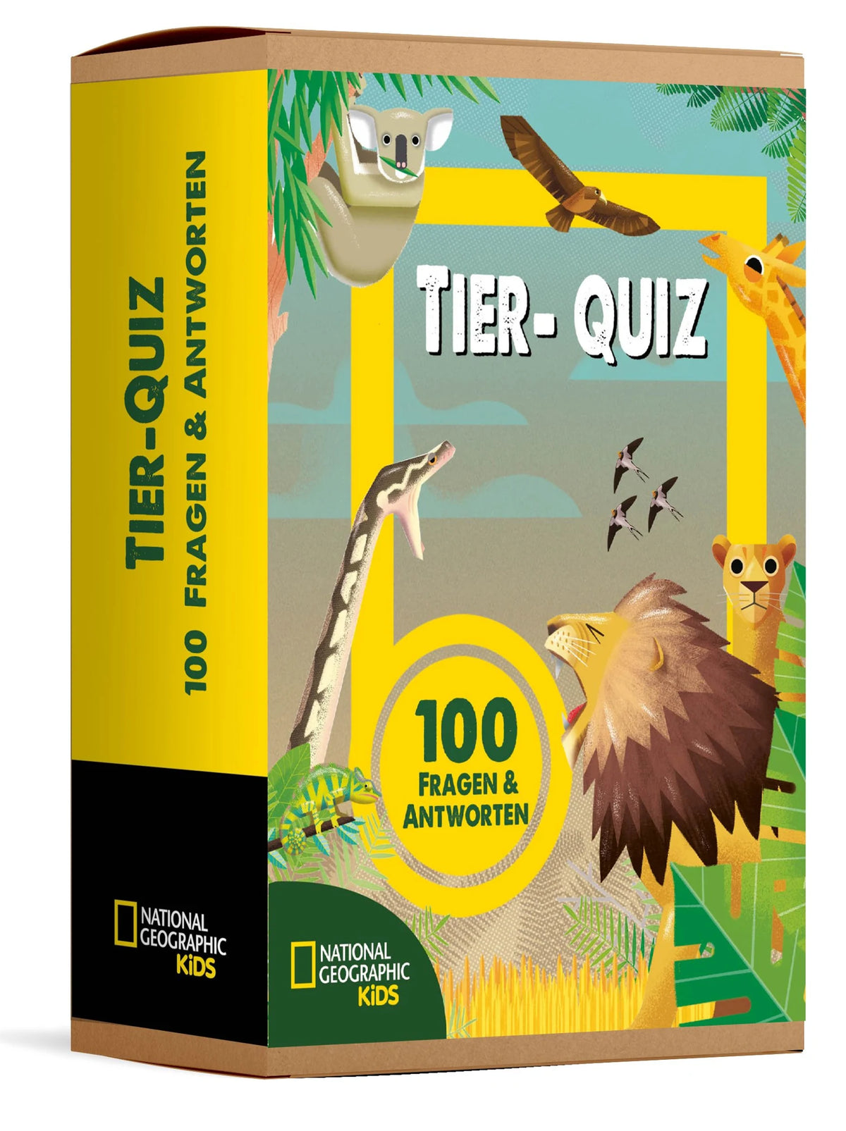 Quizspiel: Tier-Quiz. 100 Fragen über Tiere für Quizfans und Tierfans (100 Fragen & Antworten)