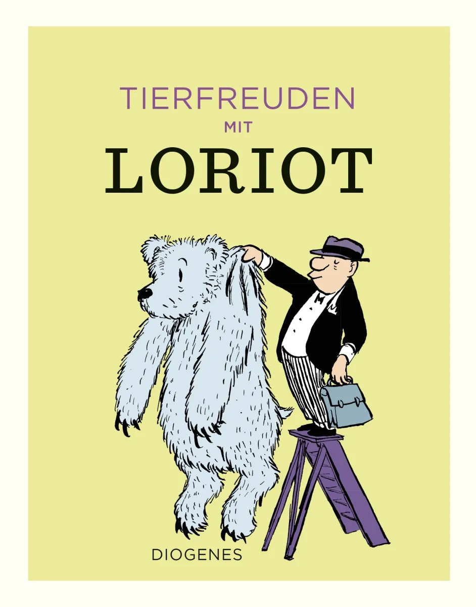 Buchcover von 'Tierfreuden mit Loriot' - Gebundene Ausgabe von Loriot