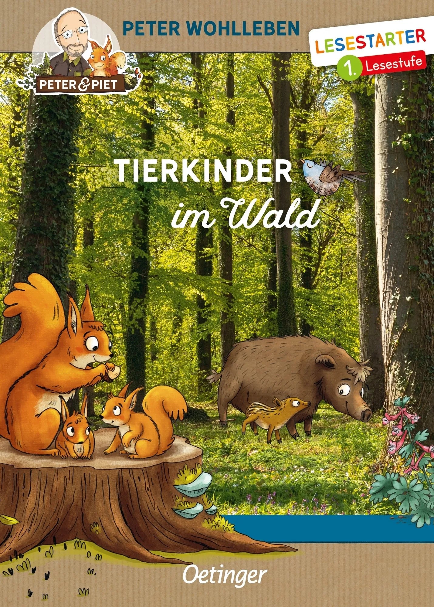 Buchcover von 'Tierkinder im Wald' - Gebundene Ausgabe von Peter Wohlleben