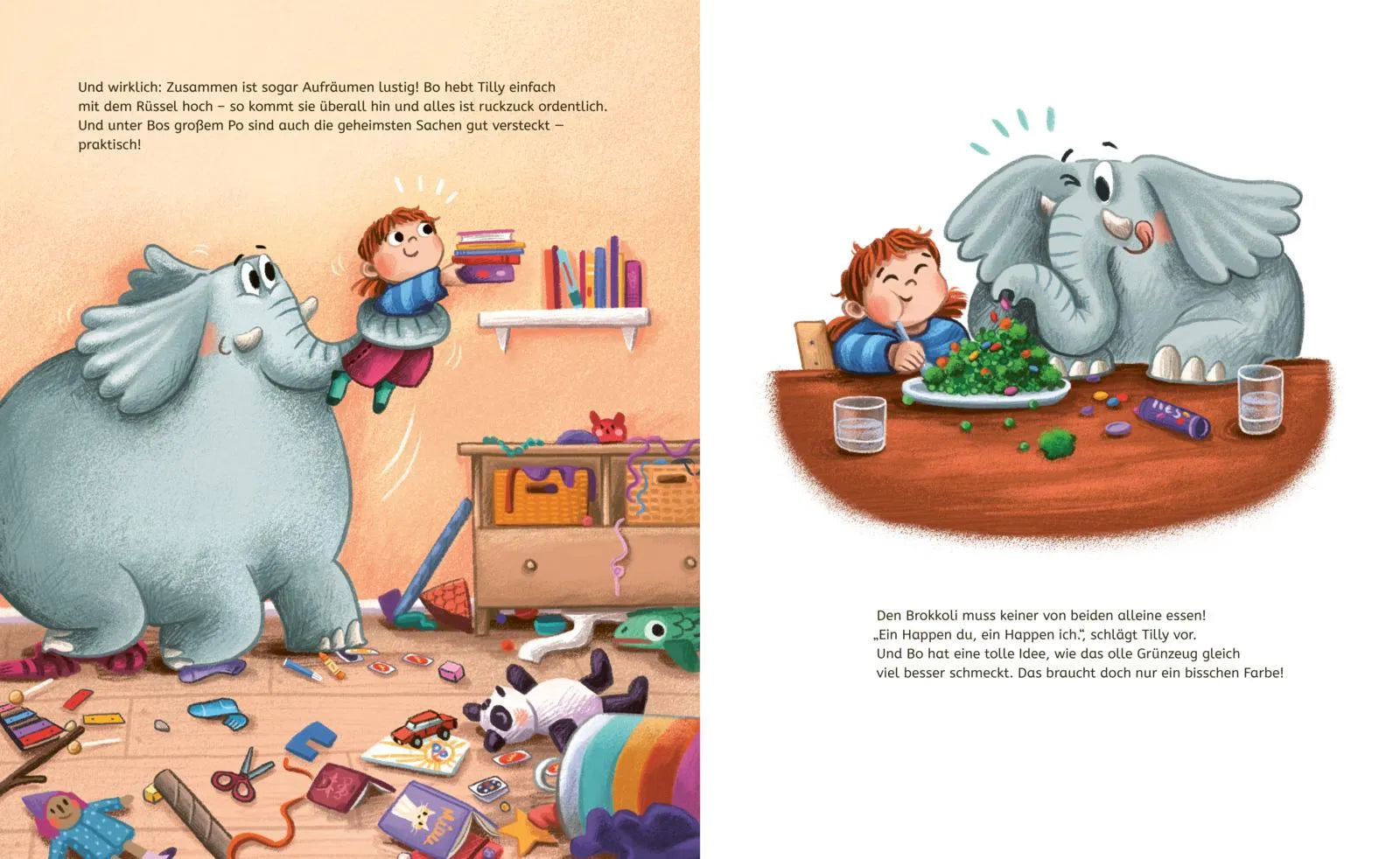 Detailansicht: Tilly und Bo, mit dem großen Po (Hardcover)