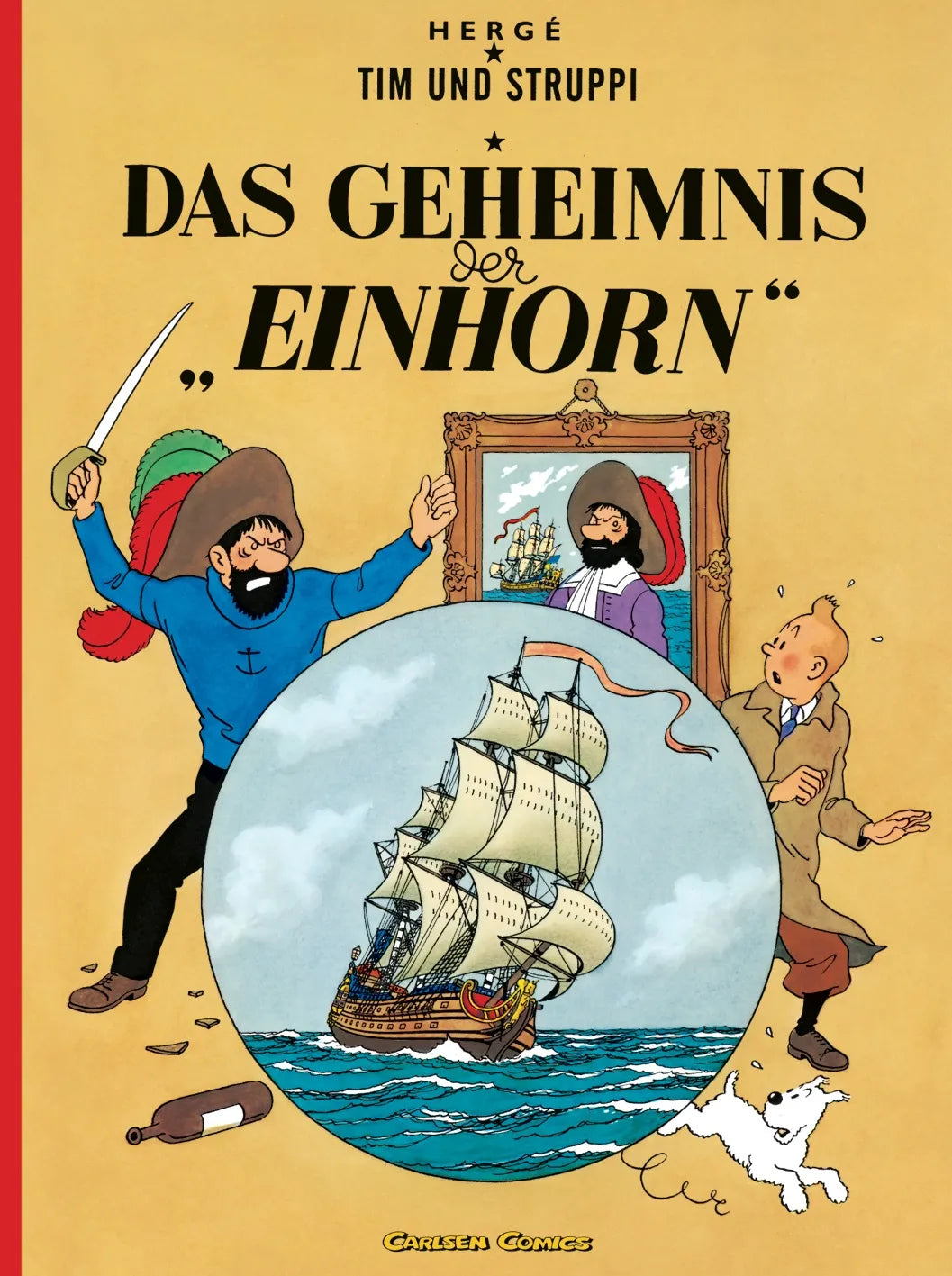 Buchcover von 'Tim und Struppi: Das Geheimnis der Einhorn' - Taschenbuch von Hergé