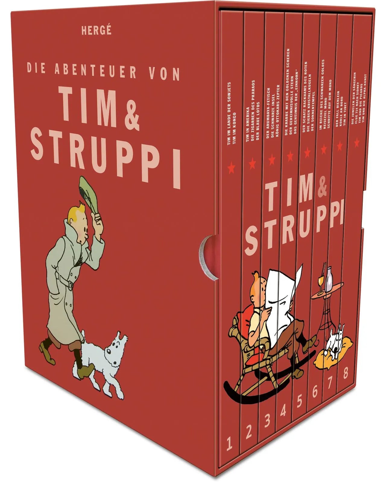 Buchcover von 'Tim und Struppi: Gesamtausgabe' - Gebundene Ausgabe von Hergé