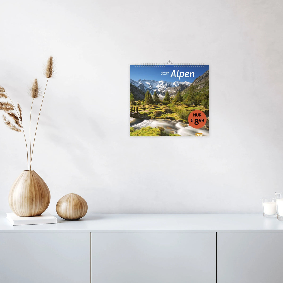 times&more Alpen Bildkalender 2027 – Ansicht