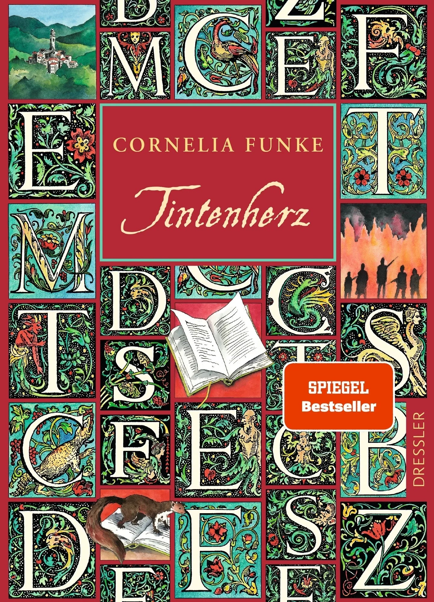Buchcover von 'Tintenwelt 1. Tintenherz' - Gebundene Ausgabe von Cornelia Funke