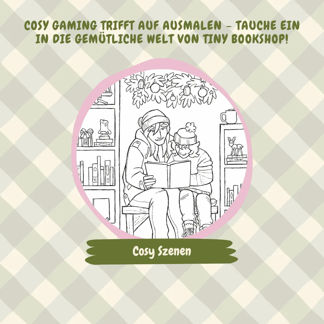 Detailansicht: Tiny Bookshop - Das Ausmalbuch (Taschenbuch)