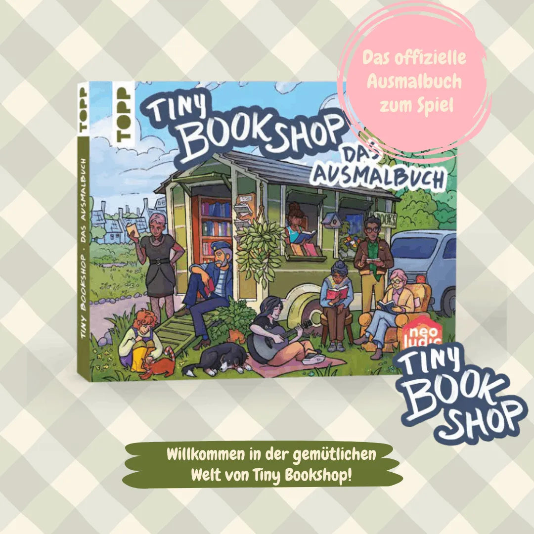 Detailansicht: Tiny Bookshop - Das Ausmalbuch (Taschenbuch)