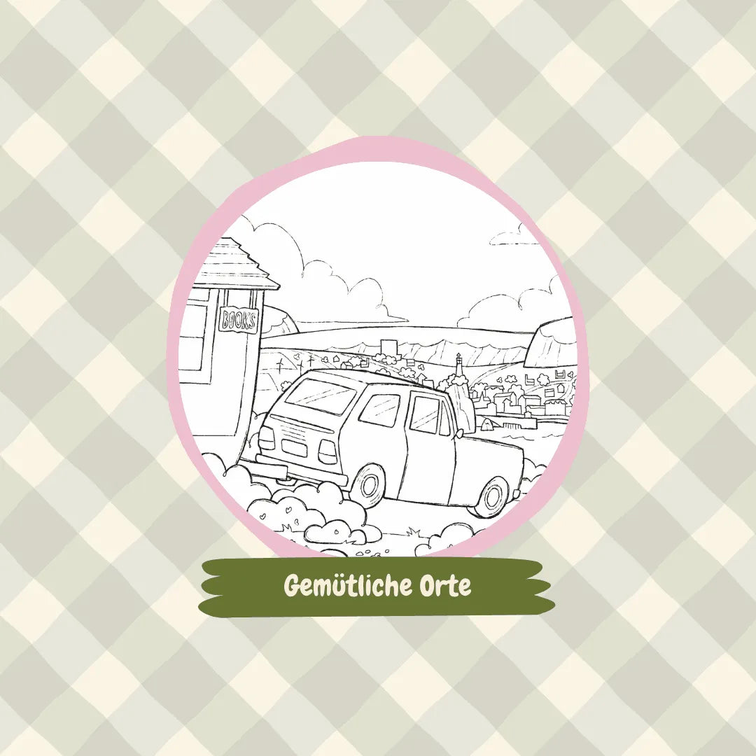 Detailansicht: Tiny Bookshop - Das Ausmalbuch (Taschenbuch)