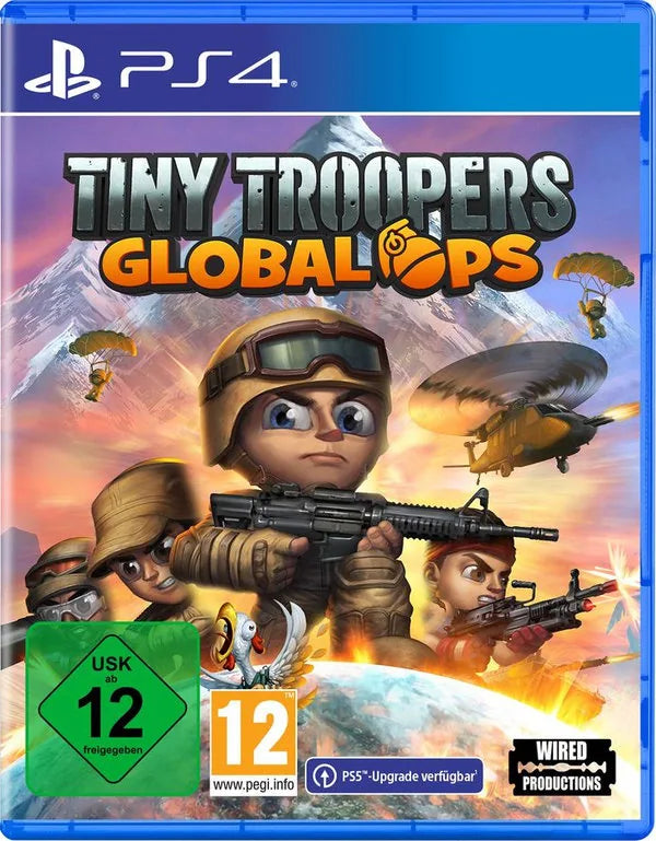 Cover: Tiny Troopers - Global Ops für Playstation 4. Publisher: Flashpoint Germany GmbH