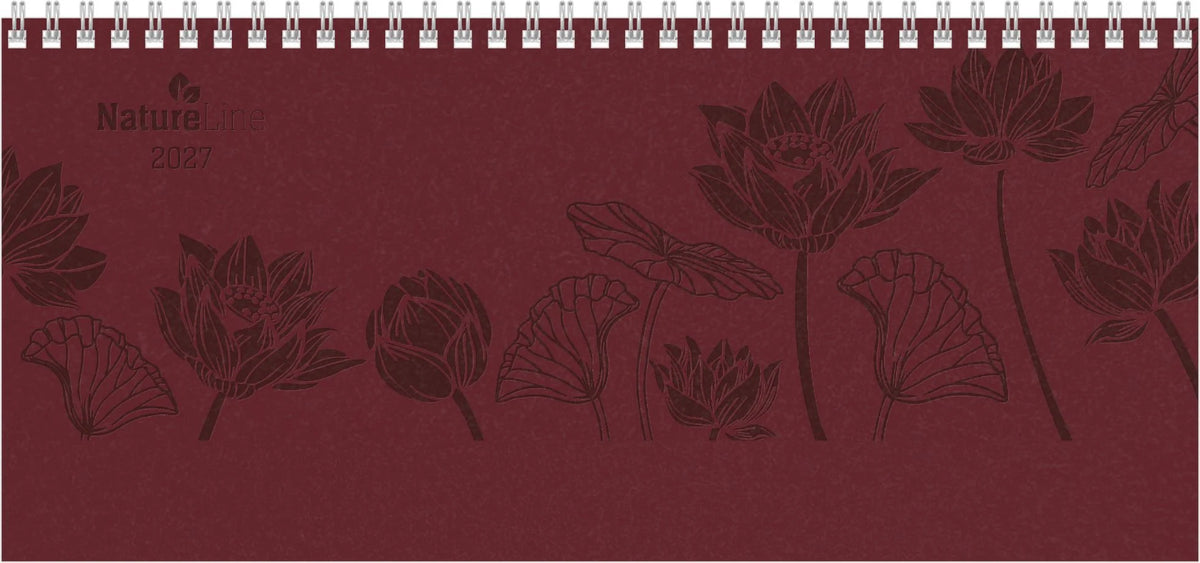 Tischkalender: Tisch-Querkalender Flower 2027