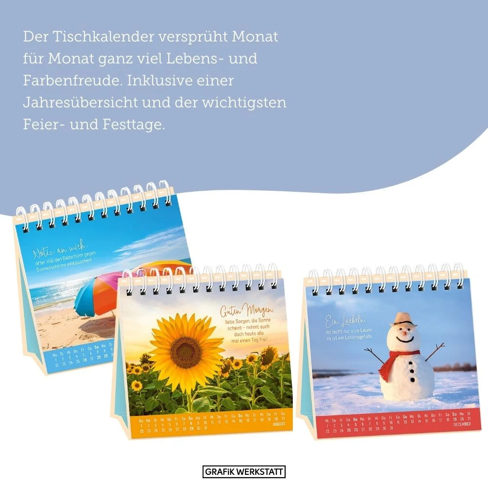 Tischkalender 2027 Extraportion Glück – Ansicht